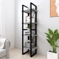 vidaXL Βιβλιοθήκη με 4 Ράφια Γκρι Sonoma 40x30x140 εκ. Επεξεργ. Ξύλο