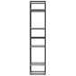 vidaXL Βιβλιοθήκη με 4 Ράφια Γκρι Sonoma 40x30x140 εκ. Επεξεργ. Ξύλο