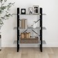 vidaXL Βιβλιοθήκη Γκρι Sonoma 80x30x105 εκ. από Επεξεργασμένο Ξύλο