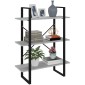 vidaXL Βιβλιοθήκη Γκρι Sonoma 80x30x105 εκ. από Επεξεργασμένο Ξύλο