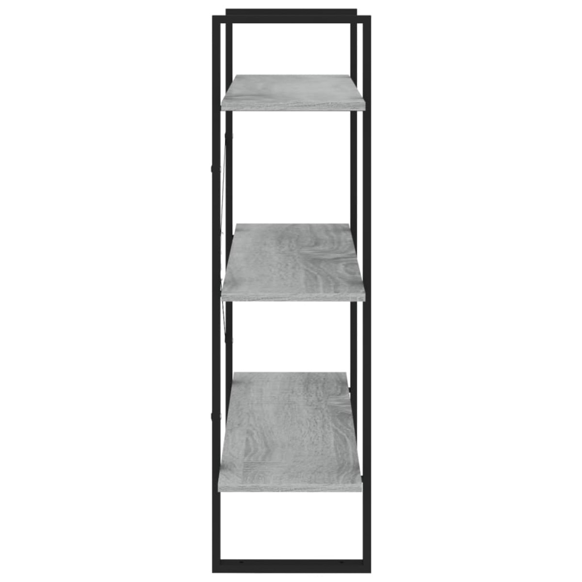 vidaXL Βιβλιοθήκη Γκρι Sonoma 80x30x105 εκ. από Επεξεργασμένο Ξύλο