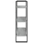vidaXL Βιβλιοθήκη Γκρι Sonoma 80x30x105 εκ. από Επεξεργασμένο Ξύλο