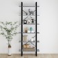 vidaXL Ραφιέρα Γκρι Sonoma 80x30x210 εκ. από Επεξεργασμένο Ξύλο