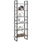 vidaXL Ραφιέρα Γκρι Sonoma 80x30x210 εκ. από Επεξεργασμένο Ξύλο