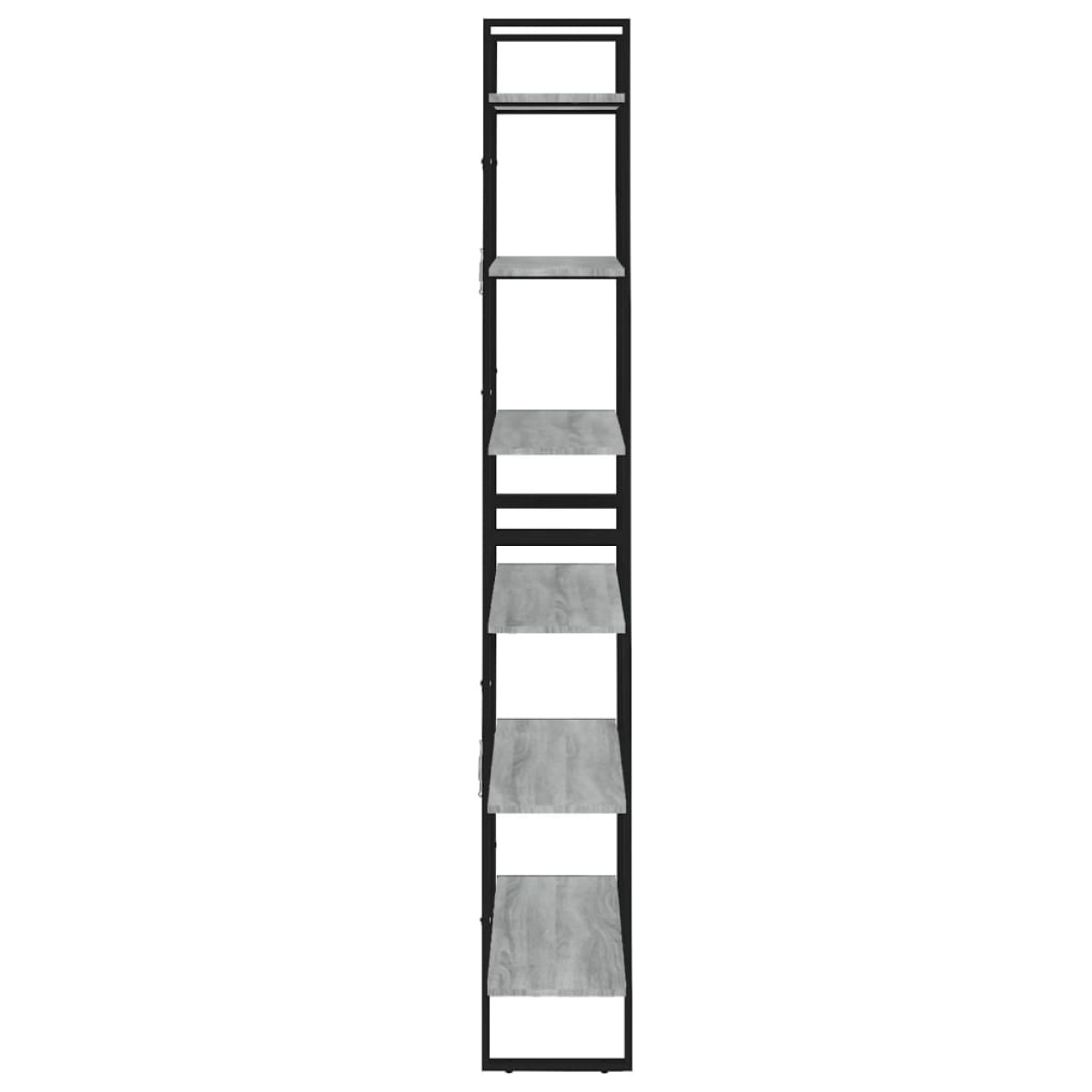 vidaXL Ραφιέρα Γκρι Sonoma 80x30x210 εκ. από Επεξεργασμένο Ξύλο