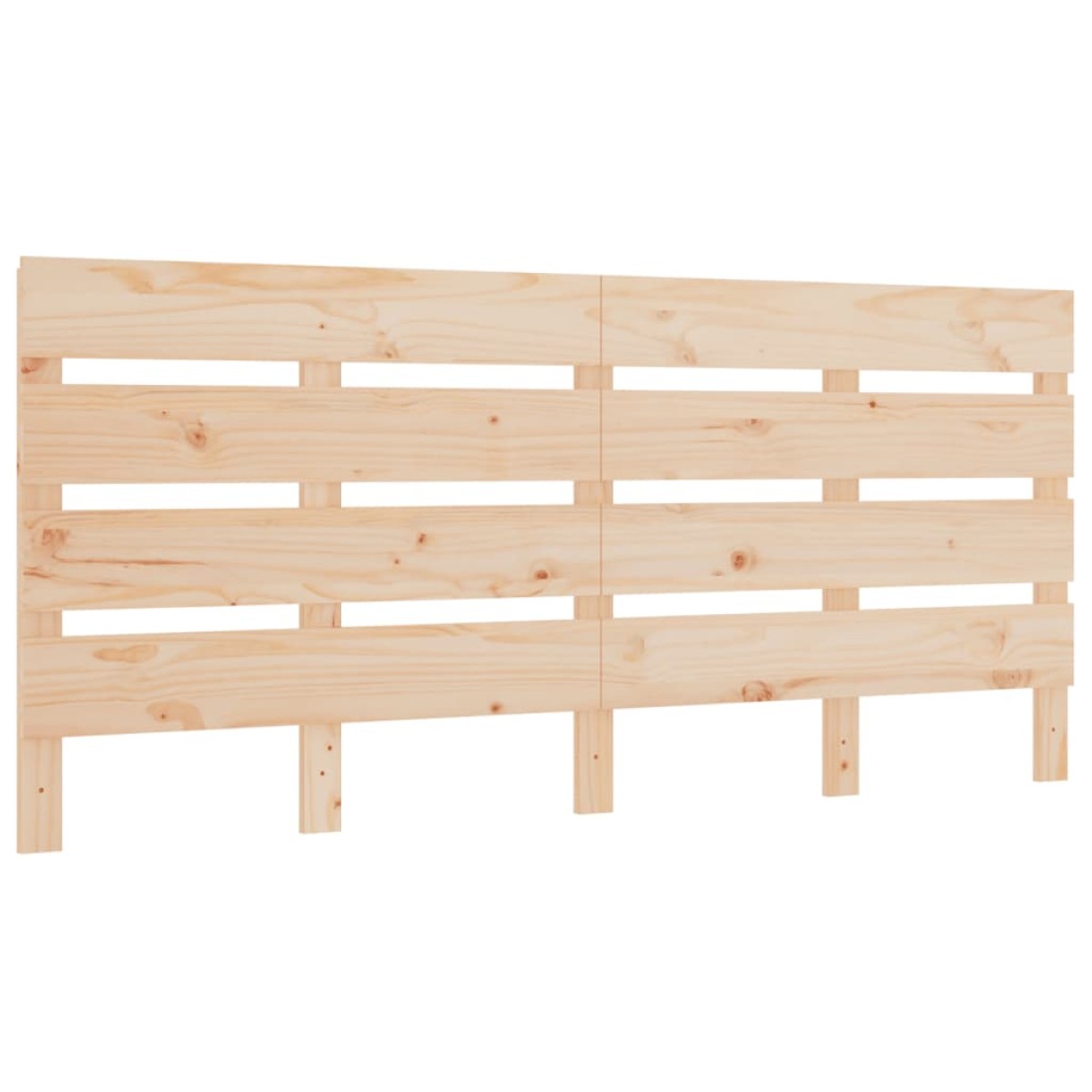 vidaXL Κεφαλάρι Κρεβατιού 120 x 3 x 80 εκ. από Μασίφ Ξύλο Πεύκου