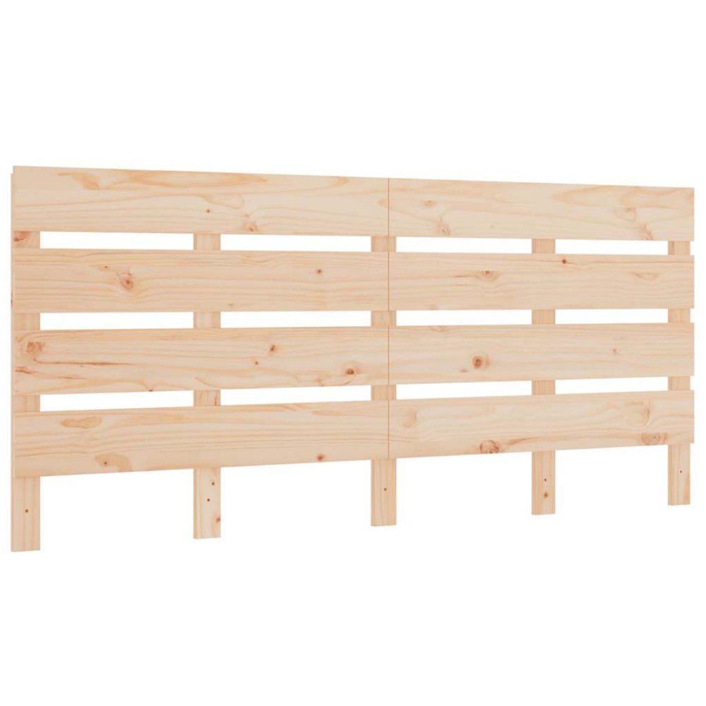 vidaXL Κεφαλάρι Κρεβατιού 135 x 3 x 80 εκ. από Μασίφ Ξύλο Πεύκου