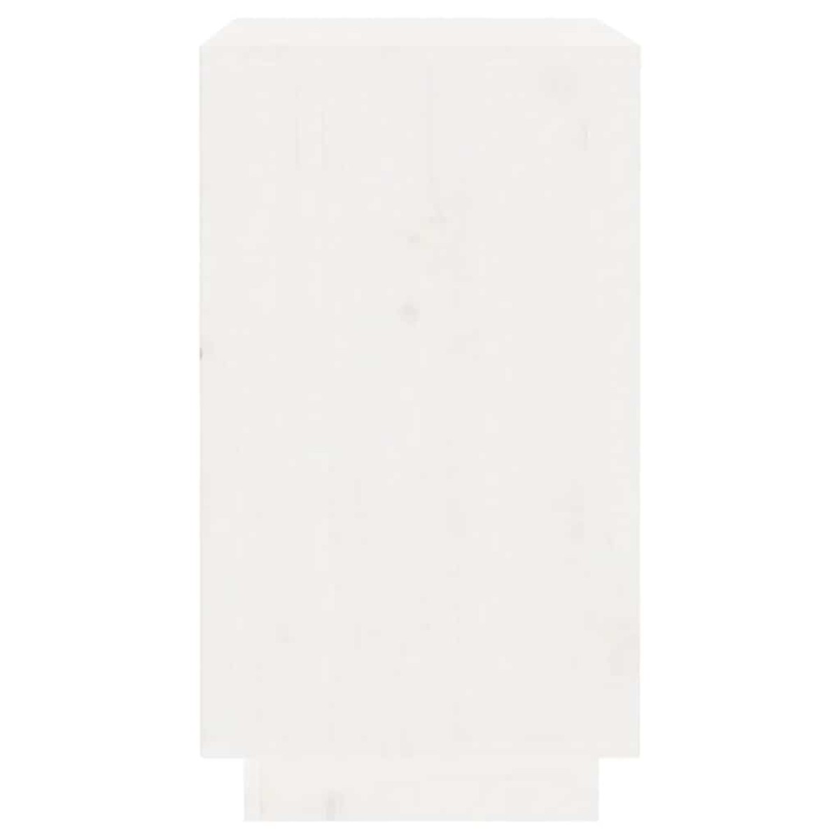 vidaXL Κάβα Κρασιών Λευκή 55,5 x 34 x 61 εκ. από Μασίφ Ξύλο Πεύκου