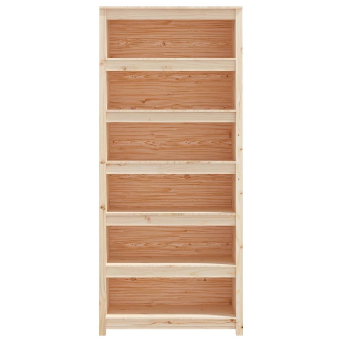 vidaXL Βιβλιοθήκη 80 x 35 x 183 εκ. από Μασίφ Ξύλο Πεύκου