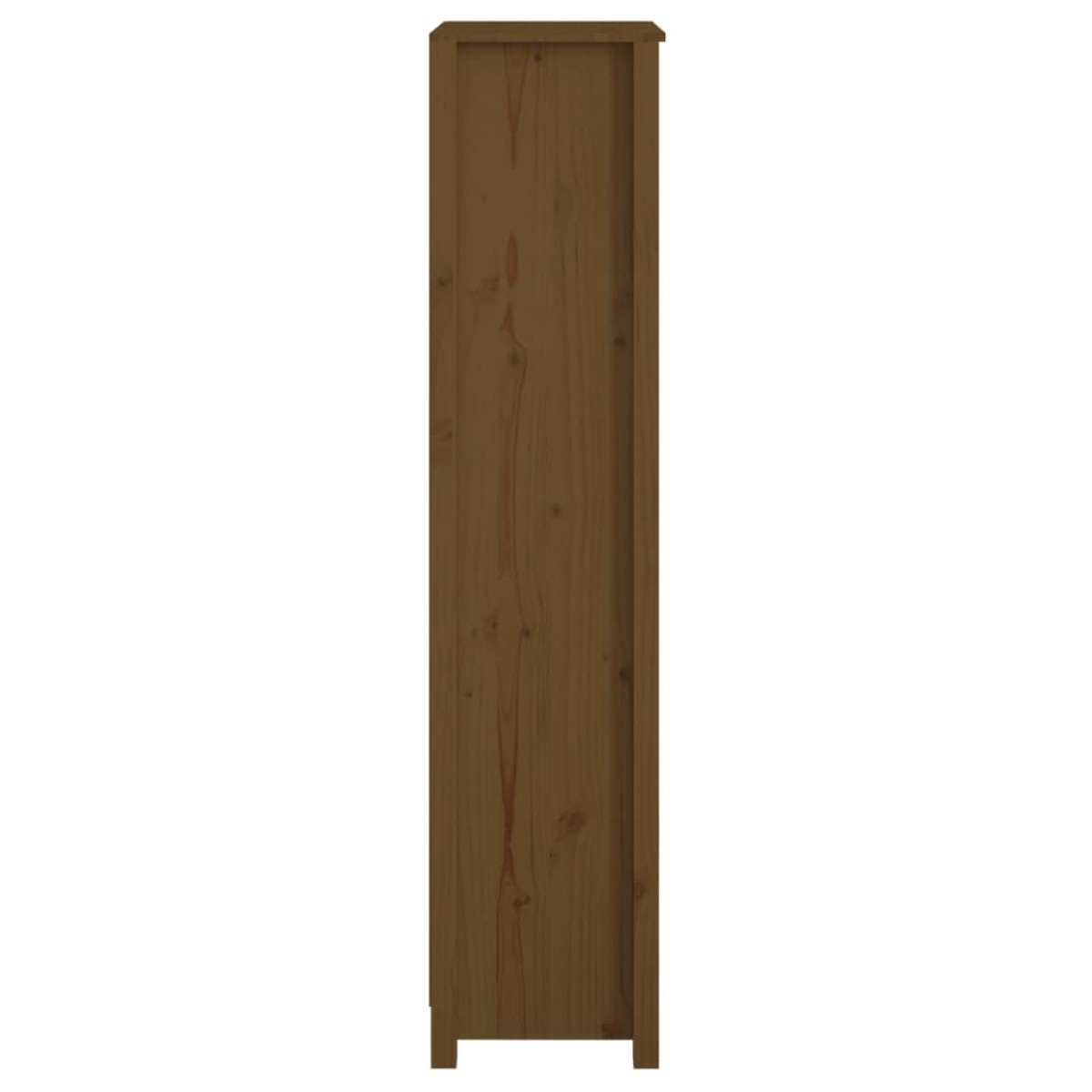vidaXL Βιβλιοθήκη Μελί 50x35x154 εκ. από Μασίφ Ξύλο Πεύκου