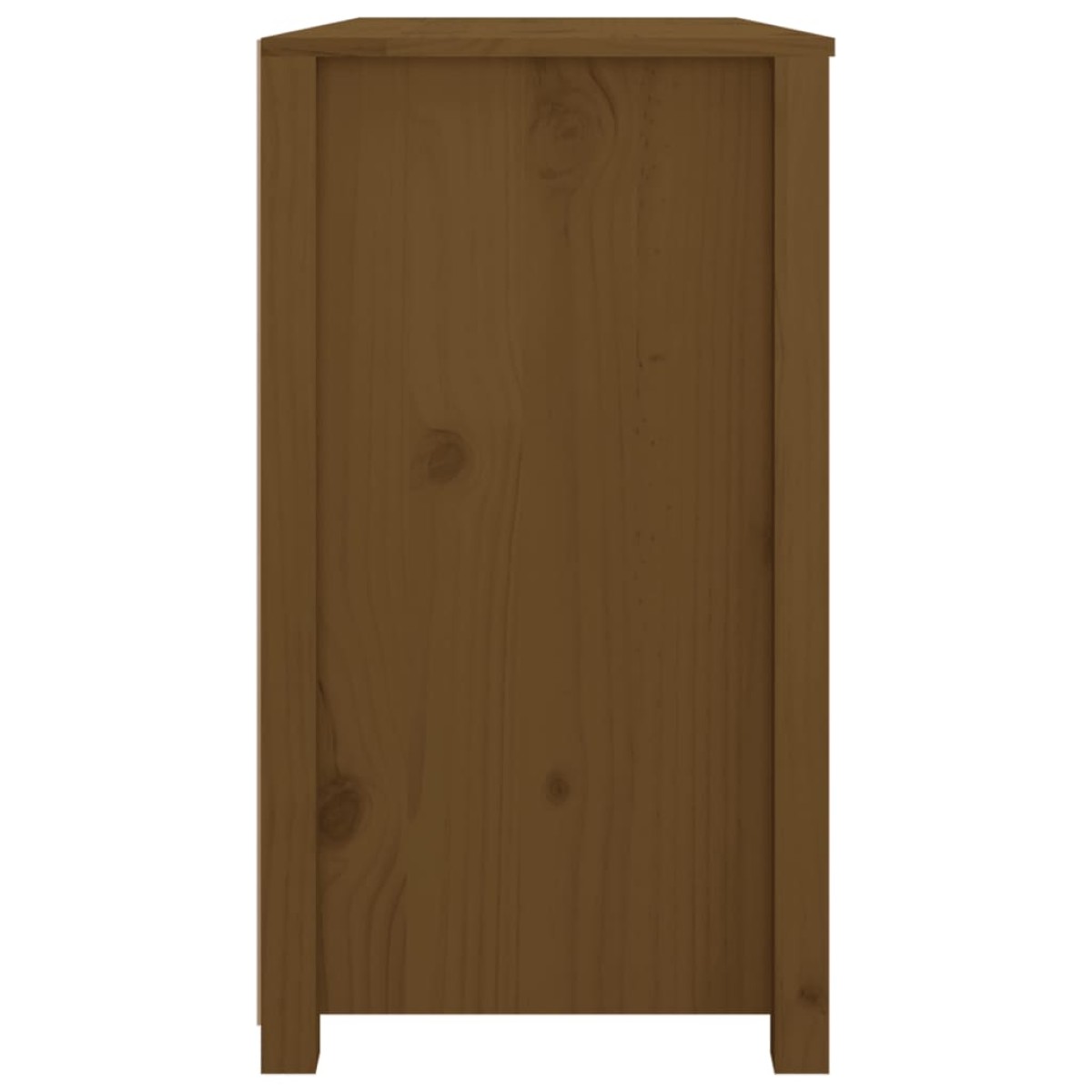vidaXL Βοηθητικό Ντουλάπι Καφέ Μελί 100x40x72 εκ.από Μασίφ Ξύλο Πεύκου