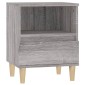 vidaXL Κομοδίνο Γκρι Sonoma 40x35x50 εκ.