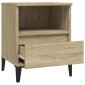 vidaXL Κομοδίνο Sonoma Δρυς 40x35x50 εκ.