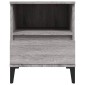 vidaXL Κομοδίνα 2 Τεμ. Γκρι Sonoma 40x35x50 εκ.