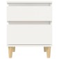 vidaXL Κομοδίνα 2 τεμ. Λευκά 40 x 35 x 50 εκ.