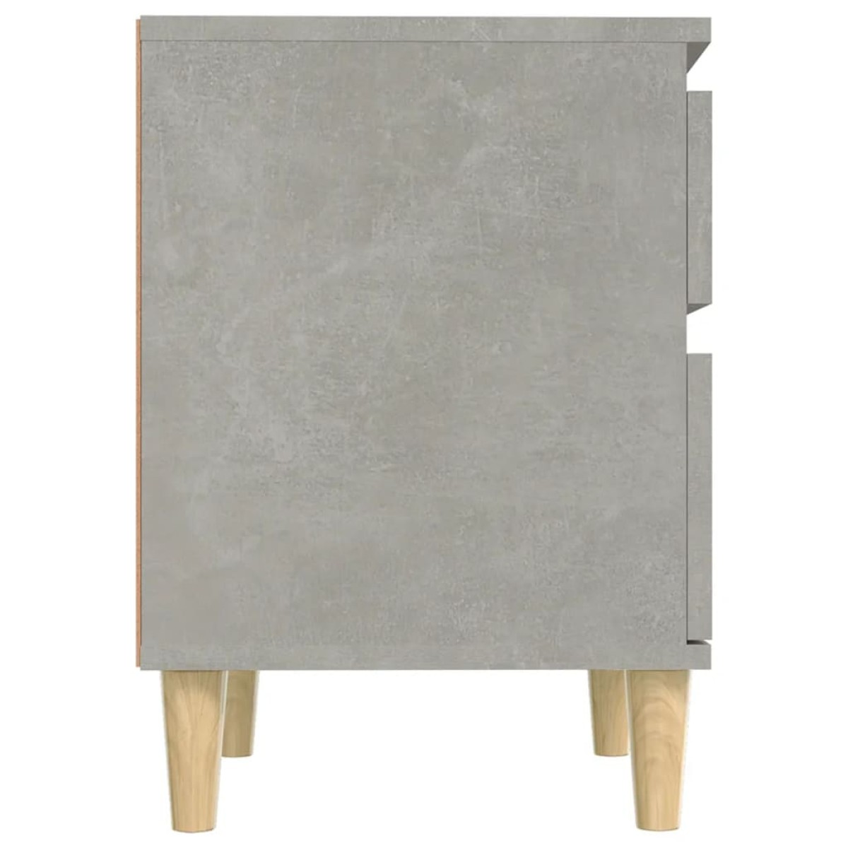 vidaXL Κομοδίνα Γκρι Σκυροδέματος 40x35x50 εκ.