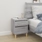 vidaXL Κομοδίνα 2 Τεμ. Γκρι Sonoma 40x35x50 εκ.