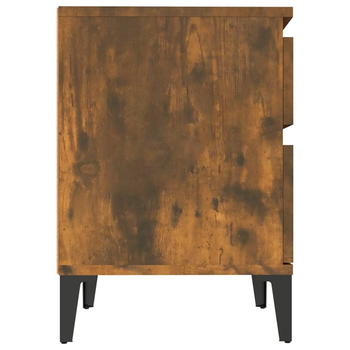 vidaXL Κομοδίνα 2 τεμ. Καπνιστή Δρυς 40 x 35 x 50 εκ.