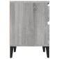 vidaXL Κομοδίνα 2 Τεμ. Γκρι Sonoma 40x35x50 εκ.