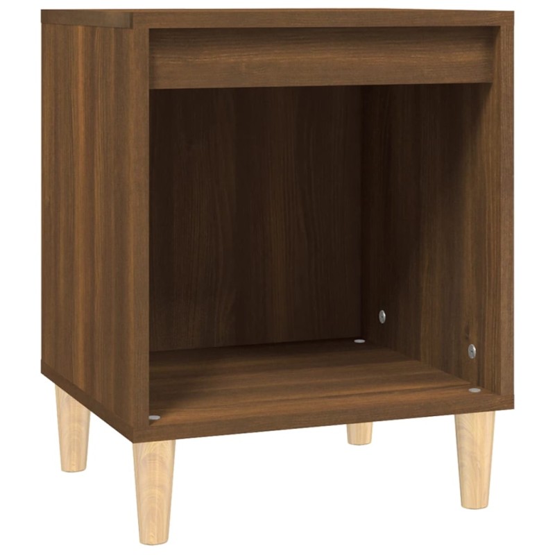 vidaXL Κομοδίνο Καφέ Δρυς 40x35x50 εκ.