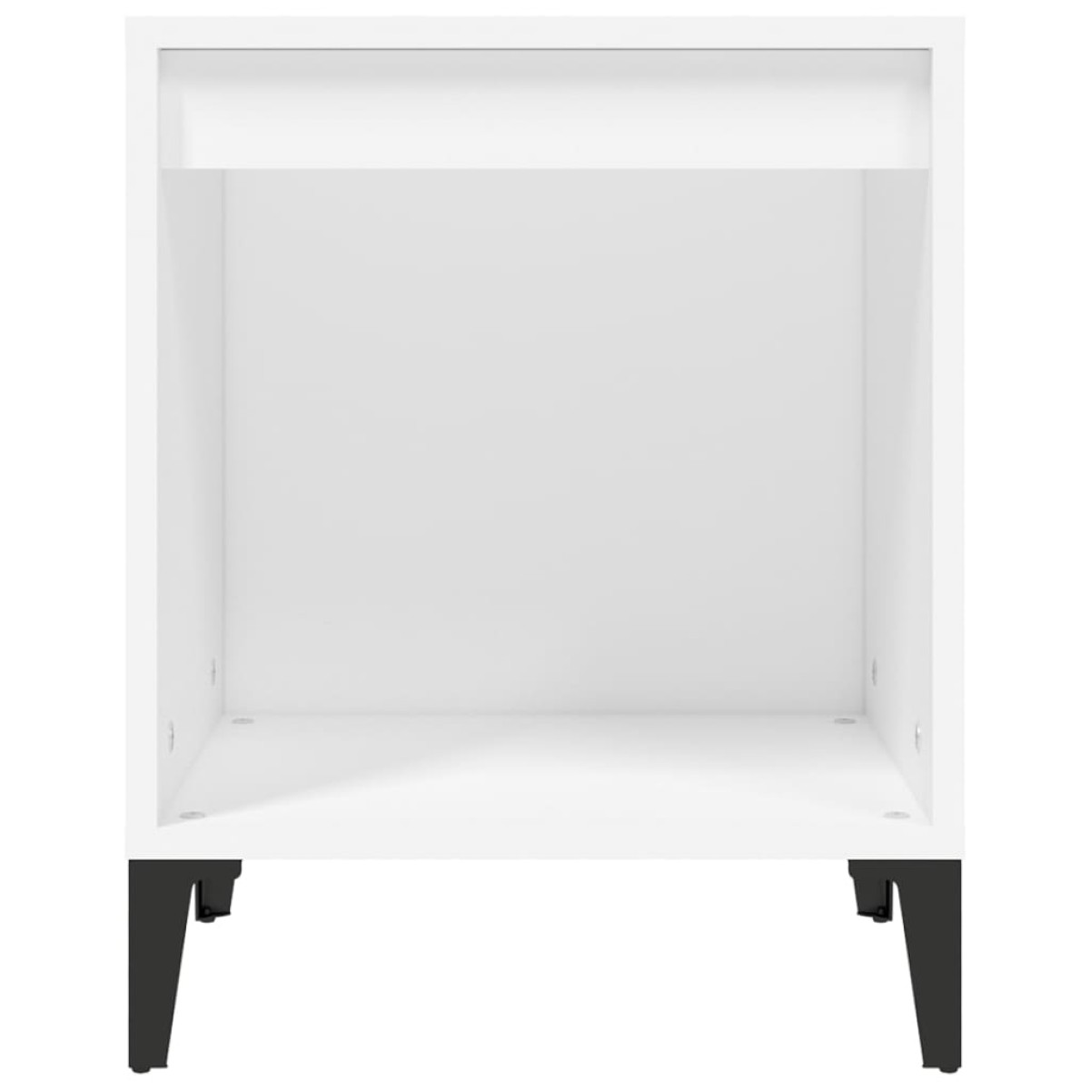 vidaXL Κομοδίνο Λευκό 40 x 35 x 50 εκ.