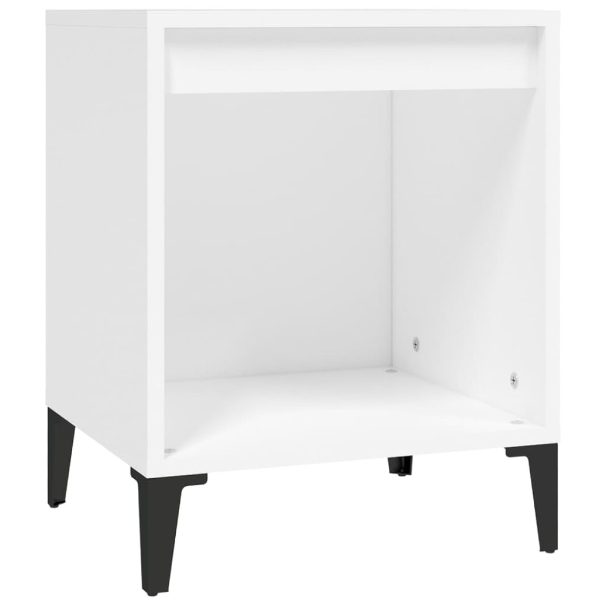 vidaXL Κομοδίνα 2 τεμ. Λευκά 40 x 35 x 50 εκ.