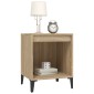 vidaXL Κομοδίνο Sonoma Δρυς 40x35x50 εκ.