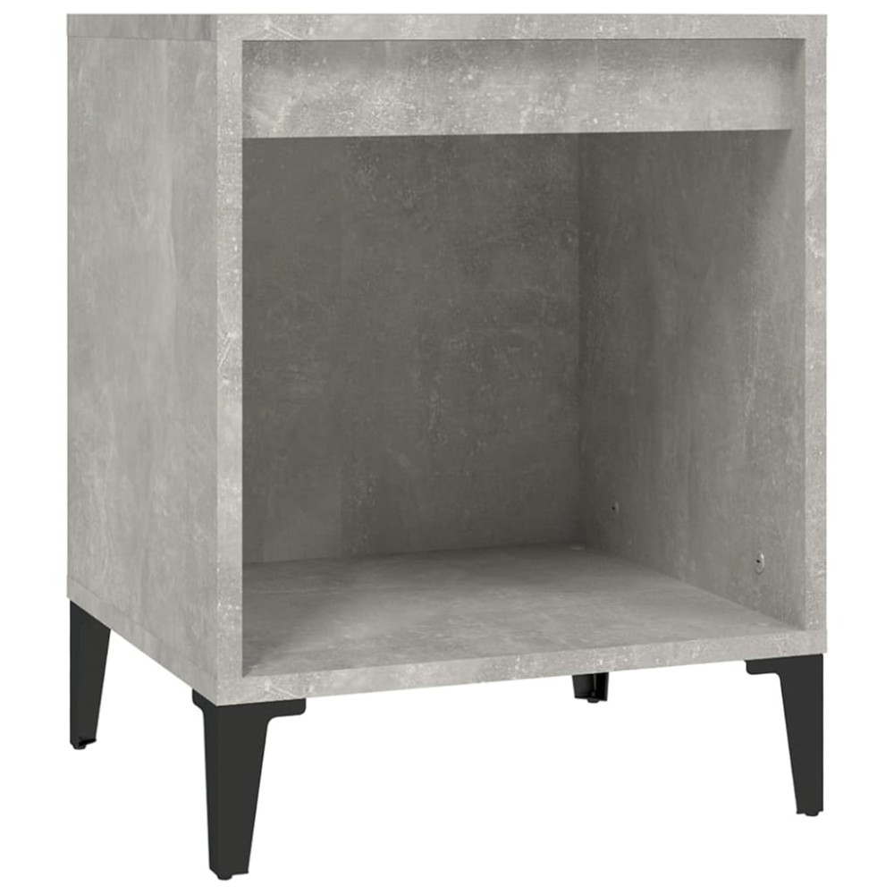 vidaXL Κομοδίνα Γκρι Σκυροδέματος 40x35x50 εκ.