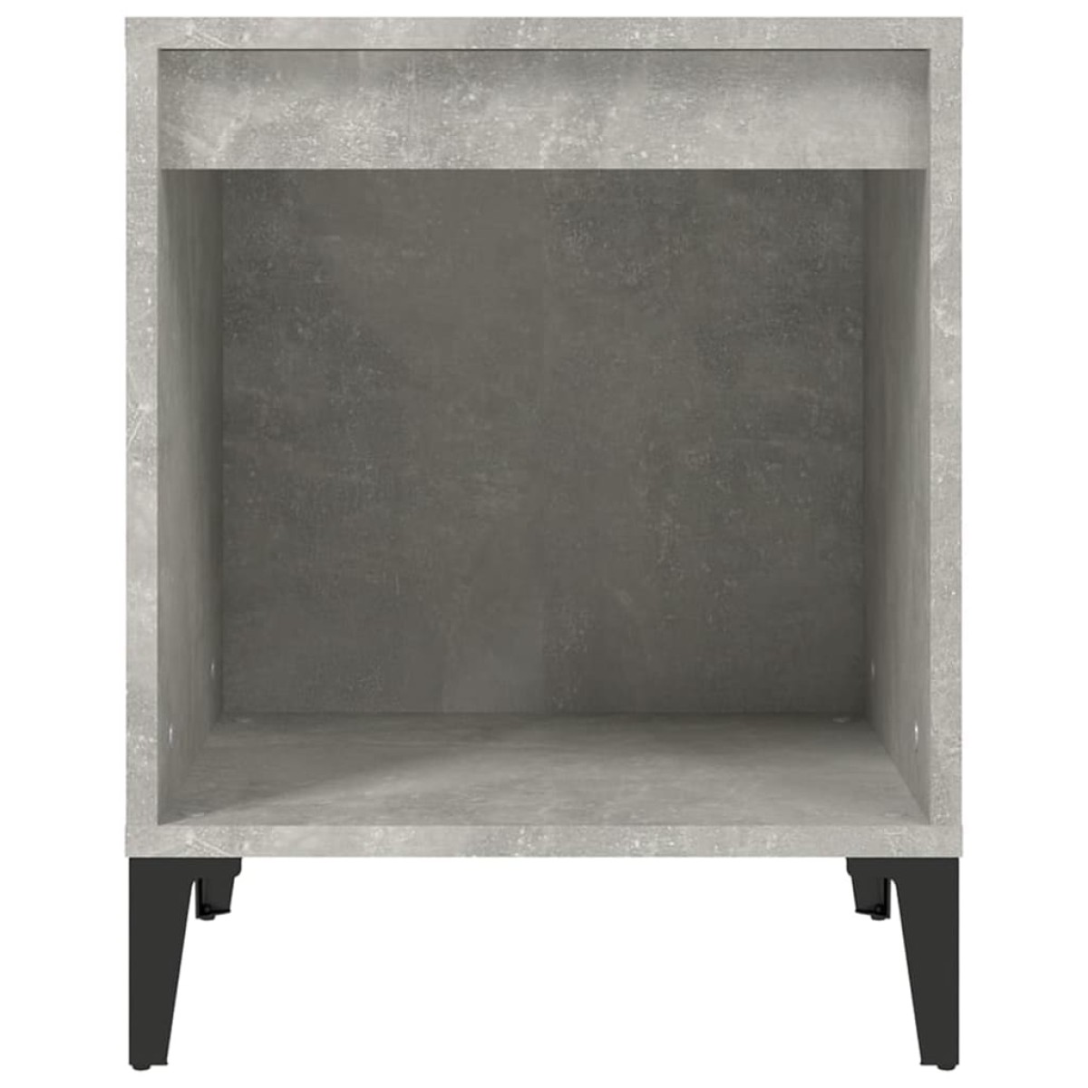 vidaXL Κομοδίνα 2 τεμ. Γκρι Σκυροδέματος 40 x 35 x 50εκ.