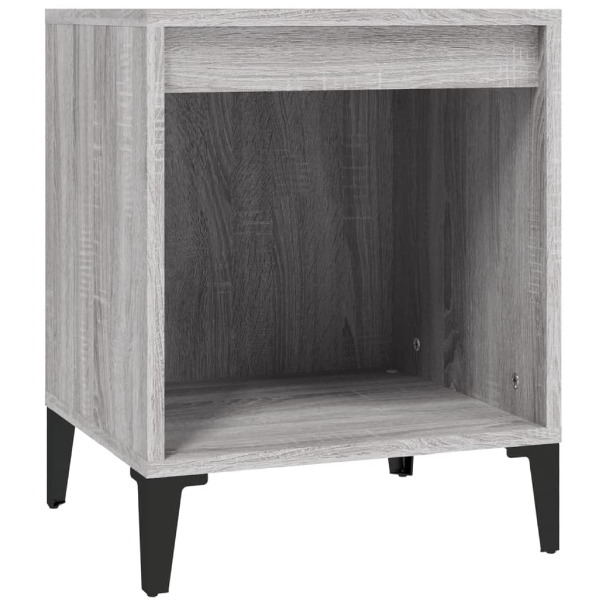 vidaXL Κομοδίνα 2 Τεμ. Γκρι Sonoma 40x35x50 εκ.