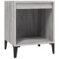 vidaXL Κομοδίνα 2 Τεμ. Γκρι Sonoma 40x35x50 εκ.