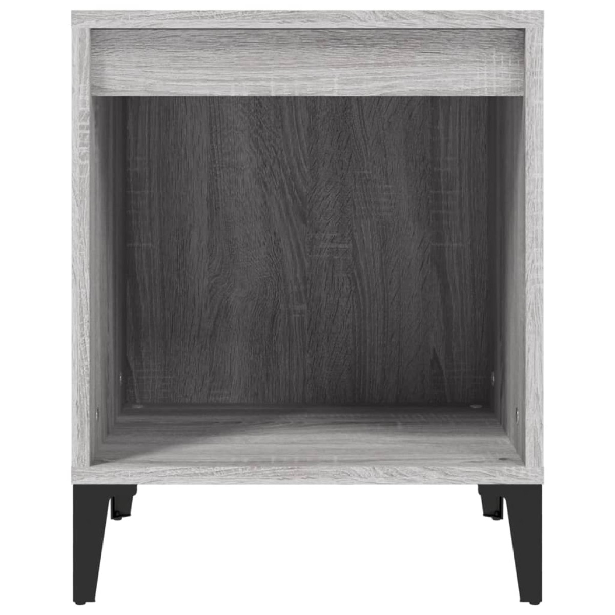 vidaXL Κομοδίνα 2 Τεμ. Γκρι Sonoma 40x35x50 εκ.
