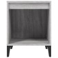 vidaXL Κομοδίνα 2 Τεμ. Γκρι Sonoma 40x35x50 εκ.