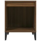 vidaXL Κομοδίνα 2 τεμ. Καφέ Δρυς 40 x 35 x 50 εκ.