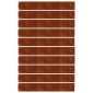vidaXL Περίγραμμα γκαζόν 10 pcs 15 x 103 cm Ατσάλι Σκληρυθέν στον Αέρα