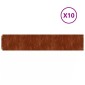 vidaXL Περίγραμμα γκαζόν 10 pcs 20 x 103 cm Ατσάλι Σκληρυθέν στον Αέρα