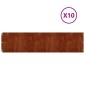 vidaXL Περίγραμμα γκαζόν 10 pcs 25 x 103 cm Ατσάλι Σκληρυθέν στον Αέρα