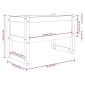 vidaXL Ζαρντινιέρα Λευκή 78 x 40 x 52 εκ. από Μασίφ Ξύλο Πεύκου
