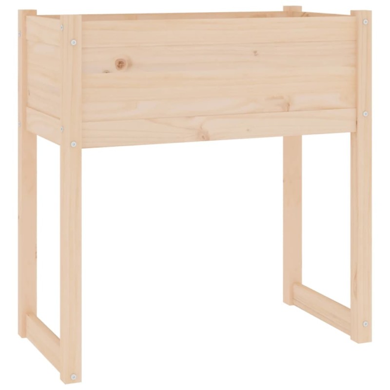 vidaXL Ζαρντινιέρα 78x40x81 εκ. από Μασίφ Ξύλο Πεύκου