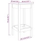 vidaXL Καρέκλες Μπαρ 2 τεμ. 40x40x78 εκ. Μασίφ Ξύλο Πεύκου
