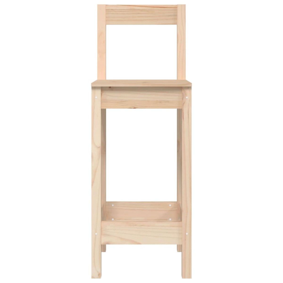 vidaXL Καρέκλες Μπαρ 2 τεμ. 40x41,5x112 εκ. Μασίφ Ξύλο Πεύκου