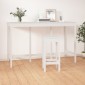 vidaXL Τραπέζι Μπαρ Λευκό 180 x 80 x 110 εκ. από Μασίφ Ξύλο Πεύκου