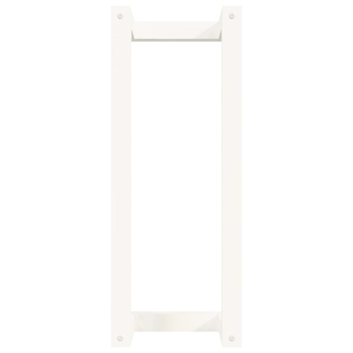 vidaXL Πετσετοκρεμάστρα Λευκή 23x18x60 εκ. από Μασίφ Ξύλο Πεύκου