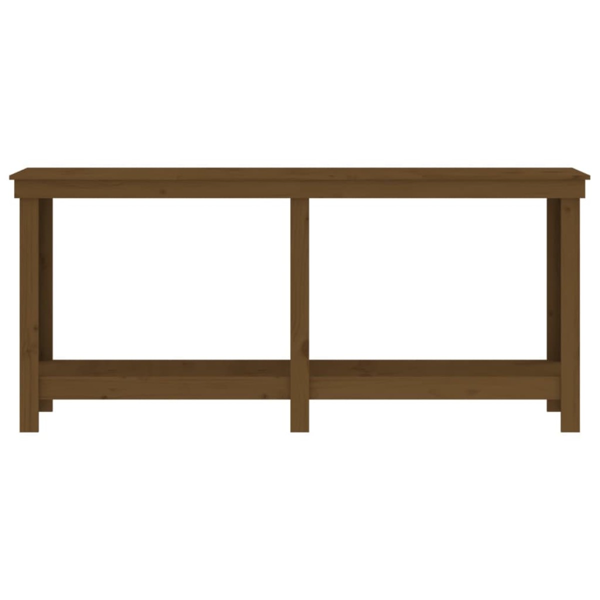 vidaXL Πάγκος Εργασίας Μελί Καφέ 180 x 50 x 80 εκ. Μασίφ Ξύλο Πεύκο