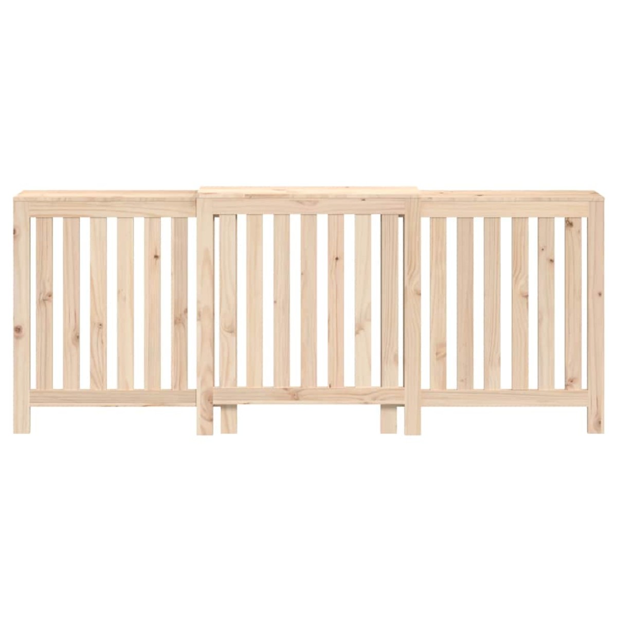 vidaXL Κάλυμμα Καλοριφέρ 210x21x85 εκ. από Μασίφ Ξύλο Πεύκου