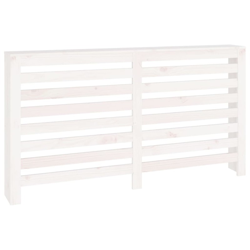 vidaXL Κάλυμμα Καλοριφέρ Λευκό 153 x19 x 84 εκ. από Μασίφ Ξύλο Πεύκου