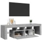 vidaXL Έπιπλο Τηλεόρασης με LED Γκρι Sonoma 140 x 36,5 x 40 εκ.