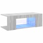 vidaXL Έπιπλο Τηλεόρασης με LED Γκρι Sonoma 90 x 39 x 30 εκ.