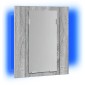 vidaXL Έπιπλο Καθρέφτη Μπάνιου LED Γκρι Sonoma 40x12x45 εκ. Επεξ. Ξύλο