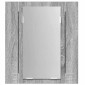 vidaXL Έπιπλο Καθρέφτη Μπάνιου LED Γκρι Sonoma 40x12x45 εκ. Επεξ. Ξύλο